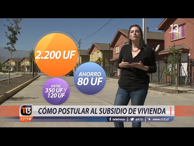 tipos de subsidio habitacional 2018 chile